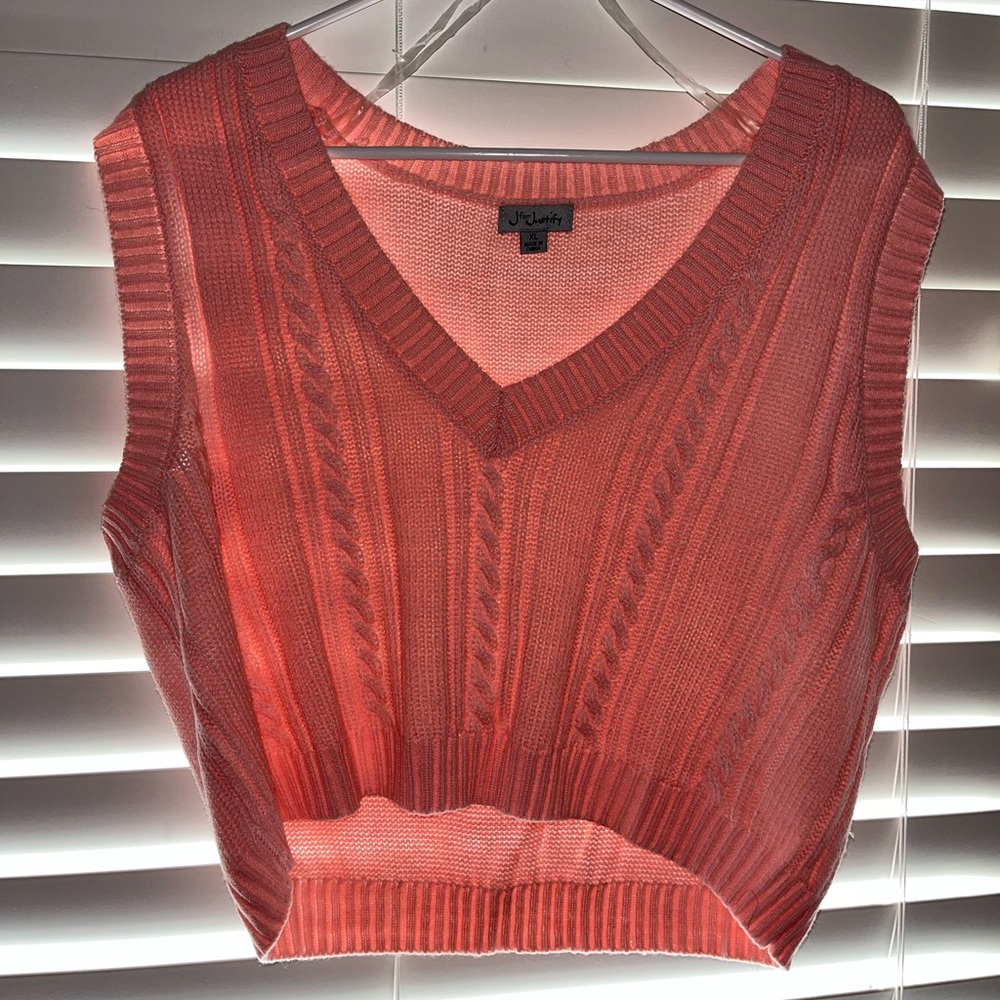 Pink XL J for Justify Knitted Vest